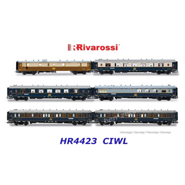 Rivarossi HR4423 voie H0 Coffret 6 pièces « 50 ans de la Nostalgie Istanbul-Orient Express », Époque IV