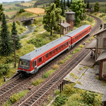MARKLIN 88700 - Autorail diesel de classe 628.2 avec voiture de commande de cabine de classe 928.2