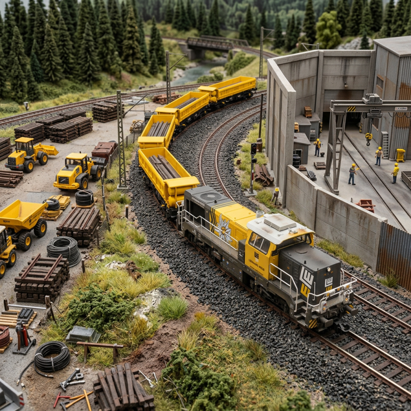 marklin 26180 - Coffret detrain "Train de chantier Leonhard Weiss"