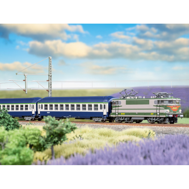 MINITRIX 11168 - Coffret de démarrage numérique "Train Express", BB 9231, "Arzens", SNCF, Ep. IV, N 1/160 - DCC SON
