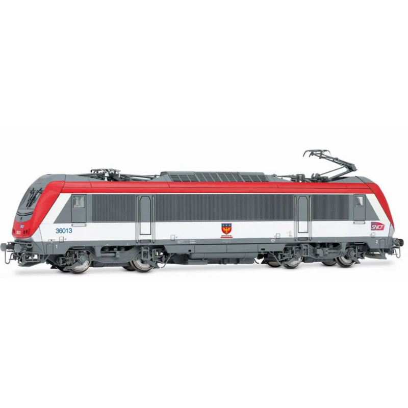 JOUEF HJ2479S - Locomotive électrique tricourant BB 36013, "Bonnencontre", rouge/argent, SNCF, Ep. VI, HO 1/87 - DCC SON