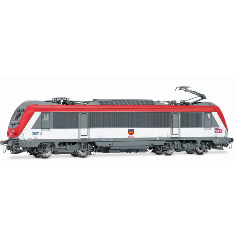 JOUEF HJ2479S - Locomotive électrique tricourant BB 36013, "Bonnencontre", rouge/argent, SNCF, Ep. VI, HO 1/87 - DCC SON