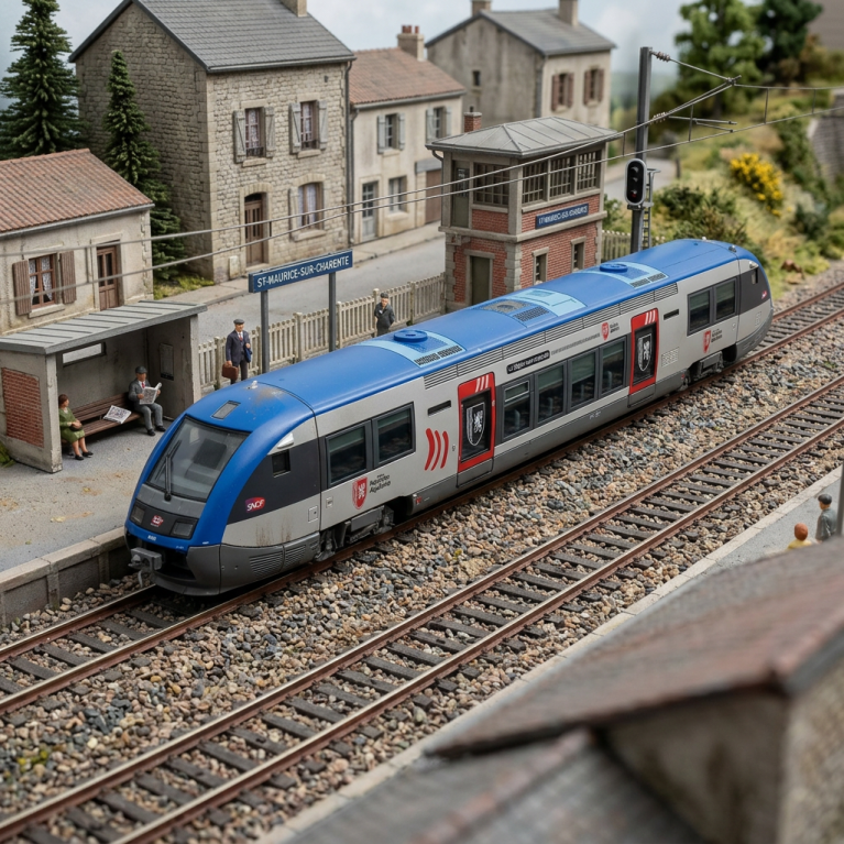 JOUEF HJ2438 - Autorail diesel série X 73500 "Nouvelle Aquitaine", SNCF, Ep. VI - HO 1/87