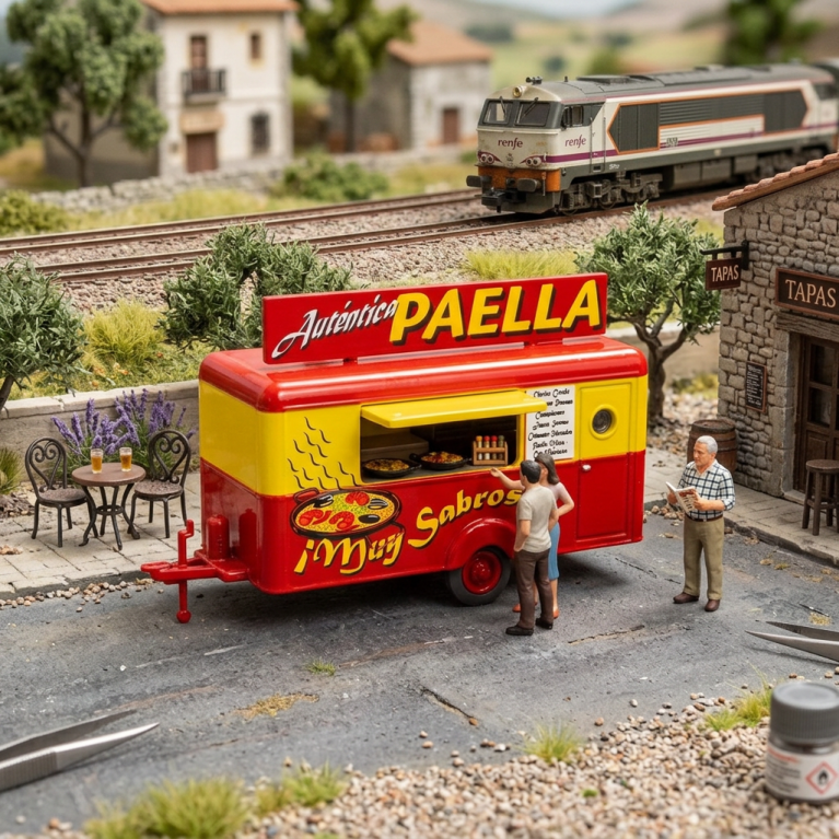 LIMA HC5003  - Remorque à Paella Espagne - HO 1/87 - Ep V