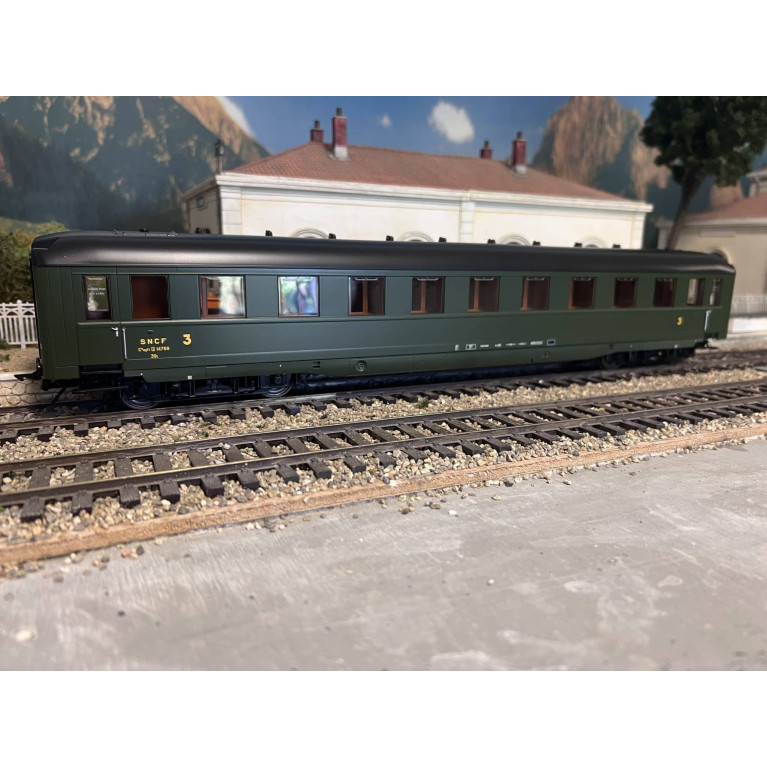 LENZ 14769 - Voiture voyageur express DR39 - C4ü-38, SNCF C9 myfi - 0