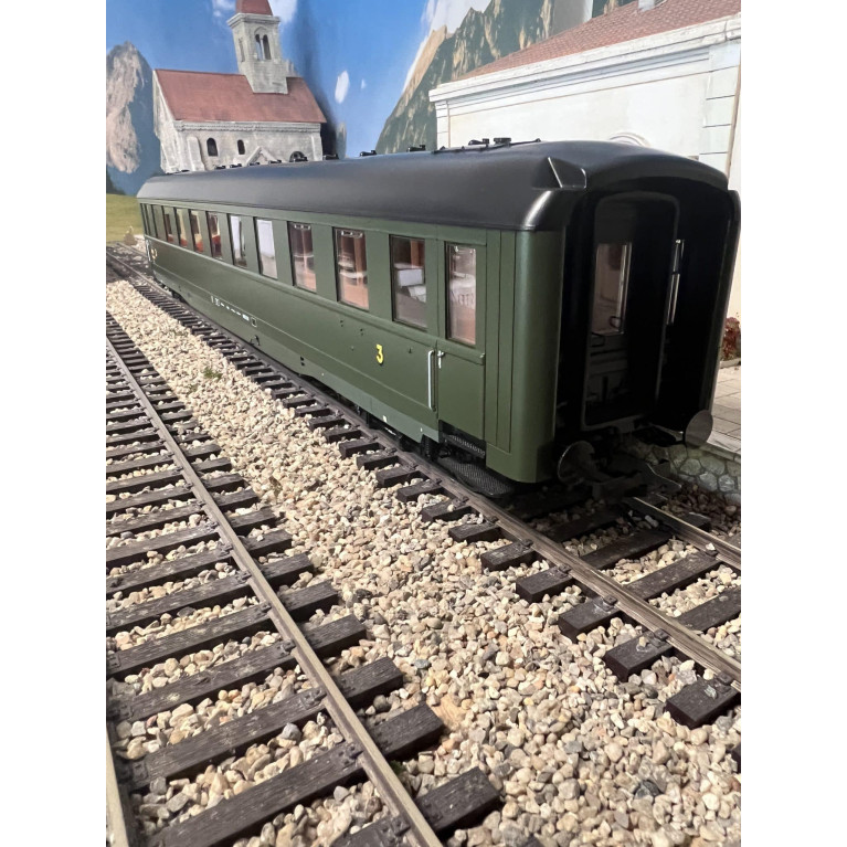 LENZ 14769 - Voiture voyageur express DR39 - C4ü-38, SNCF C9 myfi - 0