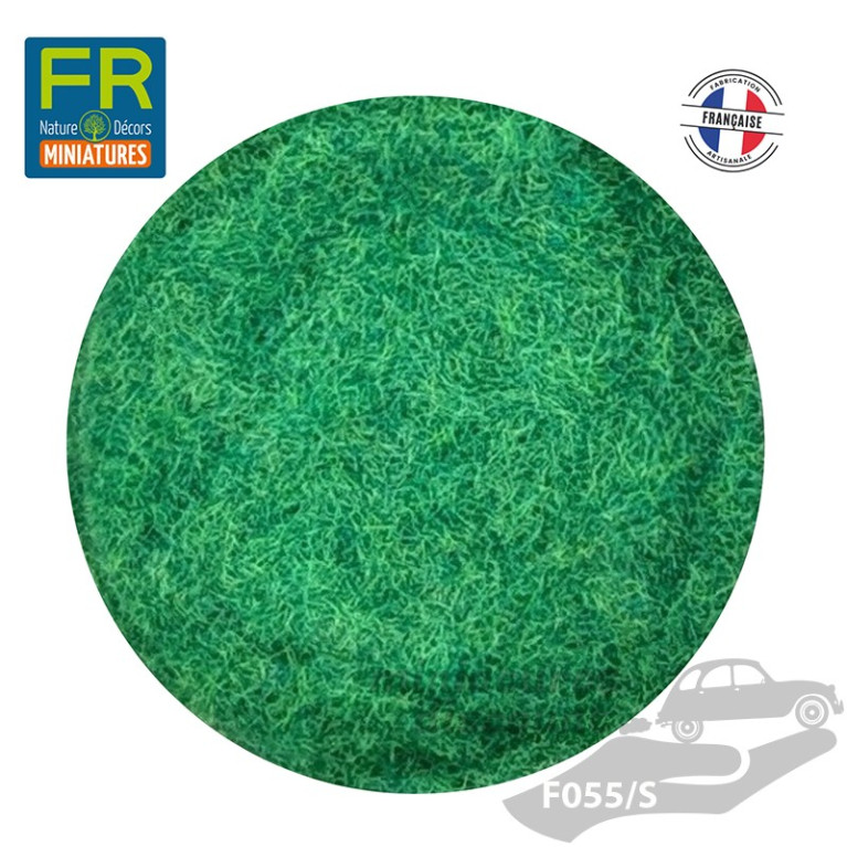 FR DECOR - 056 HERBE DENSE FLOCAGE VERT PRINTEMPS