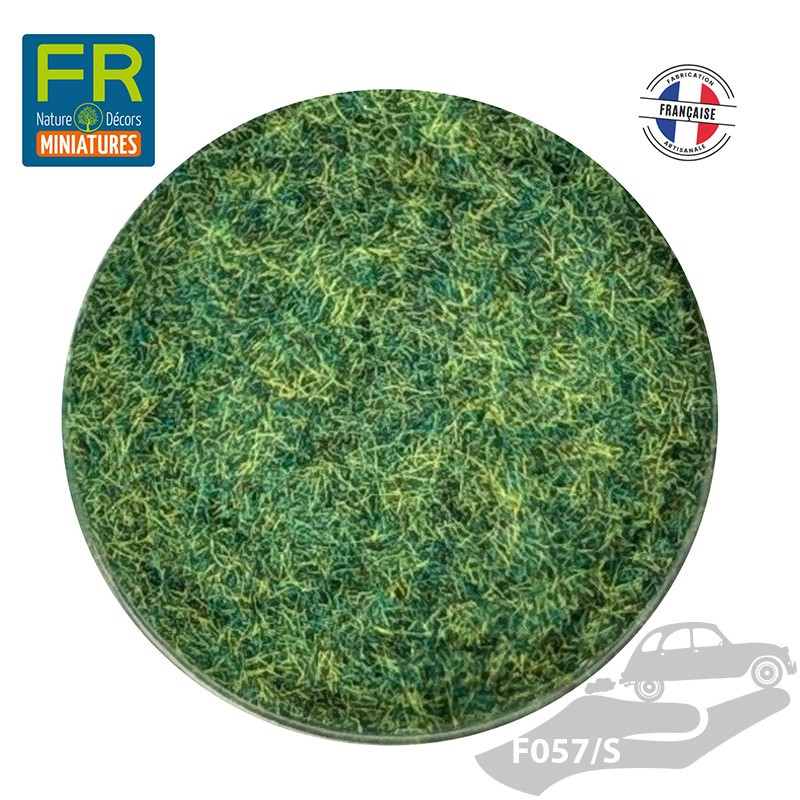 FR DECOR 057 - HERBE DENSE FLOCAGE VERT SAUVAGE