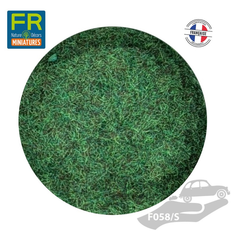 FR DECOR 058 - HERBE DENSE FLOCAGE VERT SAUVAGE