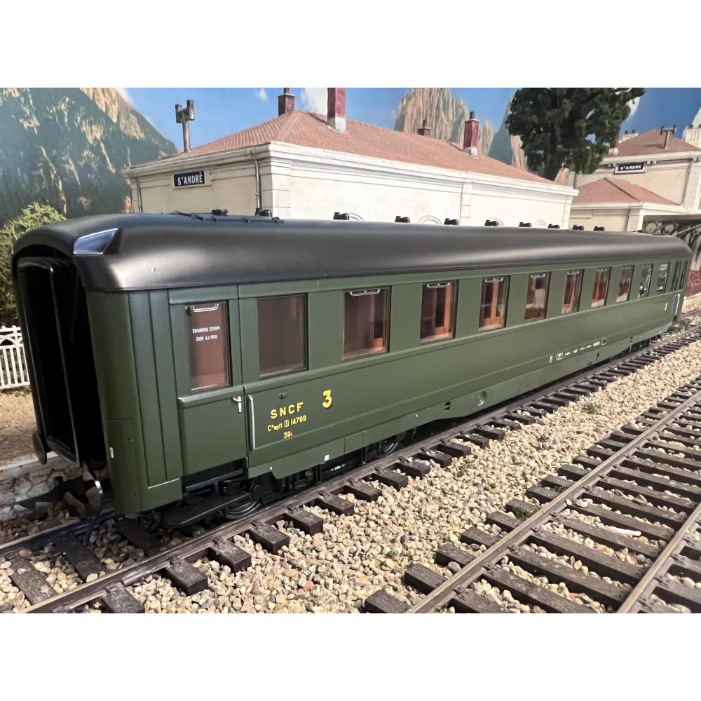LENZ 14769 - Voiture voyageur express DR39 - C4ü-38, SNCF C9 myfi - 0