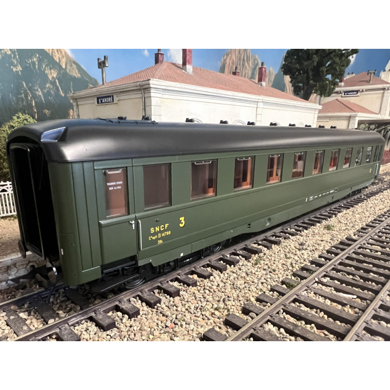 LENZ 14769 - Voiture voyageur express DR39 - C4ü-38, SNCF C9 myfi - 0