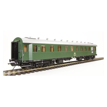 LENZ 41251-04 Voiture de train express 2. cl. B4üe-28, RAL6007