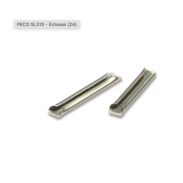 PECO SL310 - N - Assembleurs de rails C55/80 - Nickel Silver