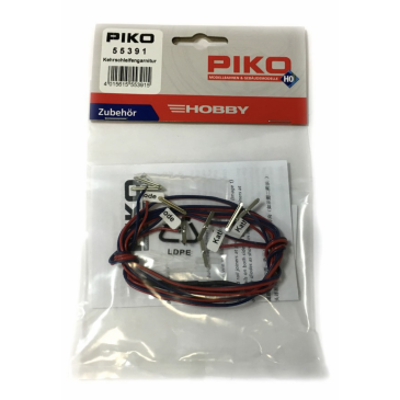 Piko 55391 2 rallonges d'alimentation eclisses et 8 eclisses isolantes-HO-1/87