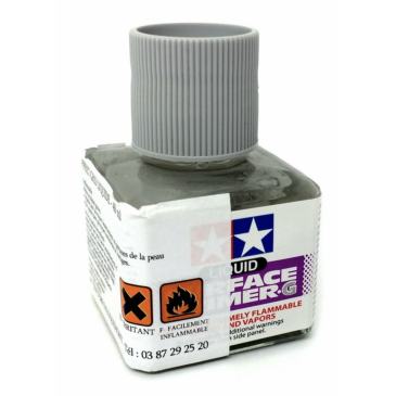 TAMIYA 87075 - Apprêt liquide teinté gris flacon de 40ml