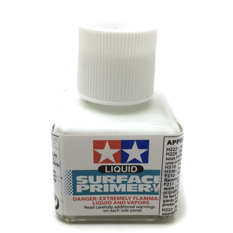 TAMIYA 87096 - Apprêt liquide blanc flacon de 40ml