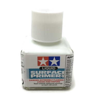 TAMIYA 87096 - Apprêt liquide blanc flacon de 40ml
