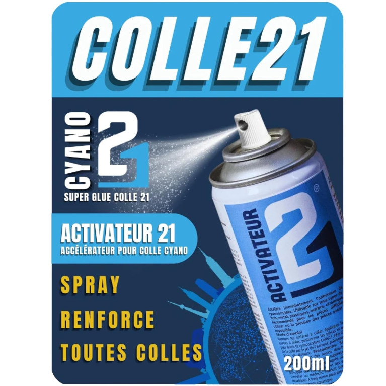 COLLE21 - ACTIVATEUR POUR COLLE CYANOACRYLATE