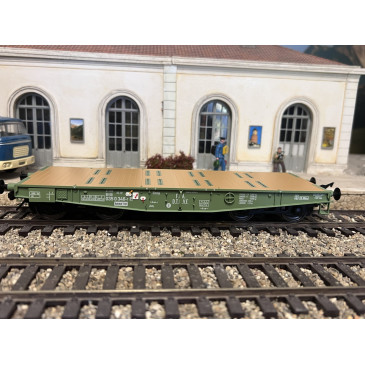 LENZ 035 0 346 - 1 - wagon plat pour charges lourdes Rimmp, ep IV-V- 0