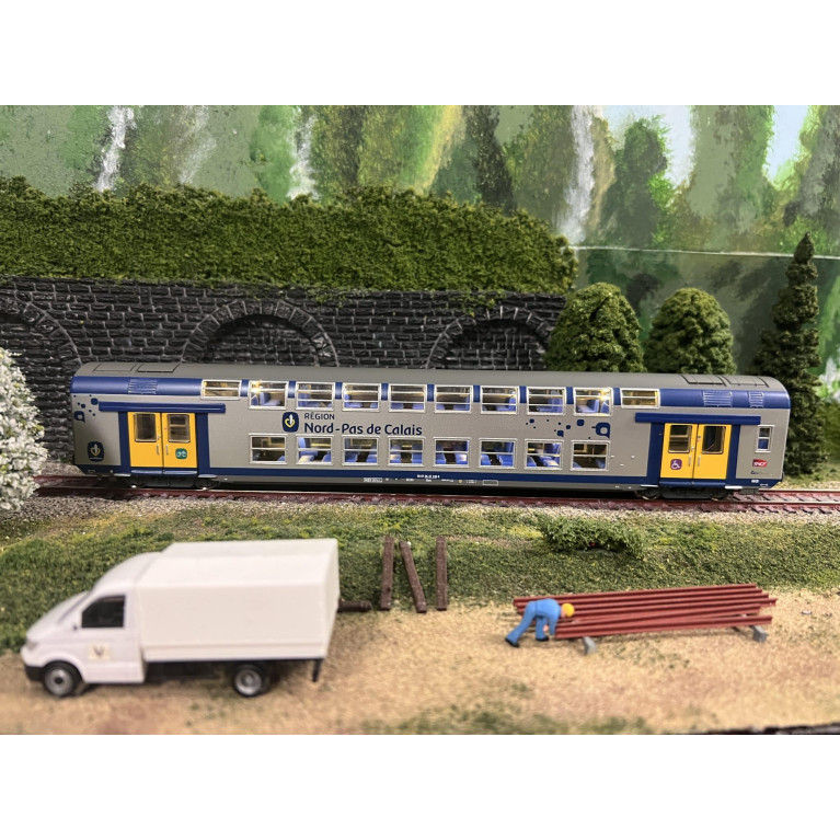 Vitrains 3166L voiture 2ème classe  livrée Nord-Pas-de-Calais, H0