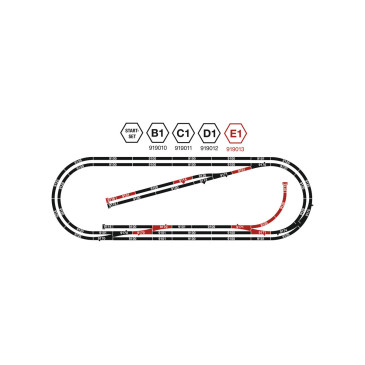 Fleischmann 919013 - Jeu de rails E1 - N