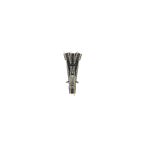 Fleischmann 9157 - Point trois voies pour commande manuelle, longueur 111 mm