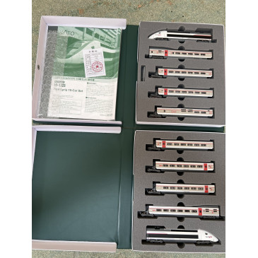 Kato - 10-1325 Coffret de 10 voitures TGV Lyria- SNCF - N