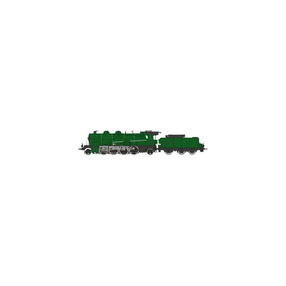 REE Modeles MB-157 - loco vapeur 141 C 331 PLM - analogique - H0 - Ep II