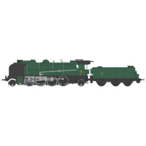 REE Modeles MB-130 - loco vapeur 5-141E284 SCNF Villeneuve - H0 - Ep III
