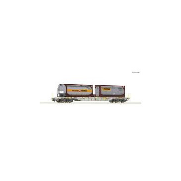 Roco 77340 - Wagon porte conteneurs "BERTSCHI AG", CFF Cargo, Ep VI, H0