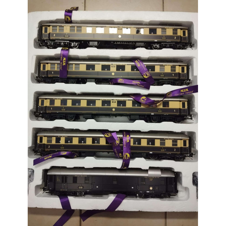 M.H.T. 20-60018 - Coffret 5 voitures Rheingold - DR - Ep III- echelle 0