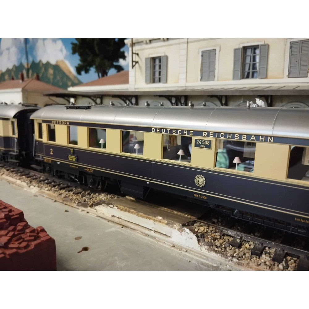 M.H.T. 20-60018 - Coffret 5 voitures Rheingold - DR - Ep III- echelle 0