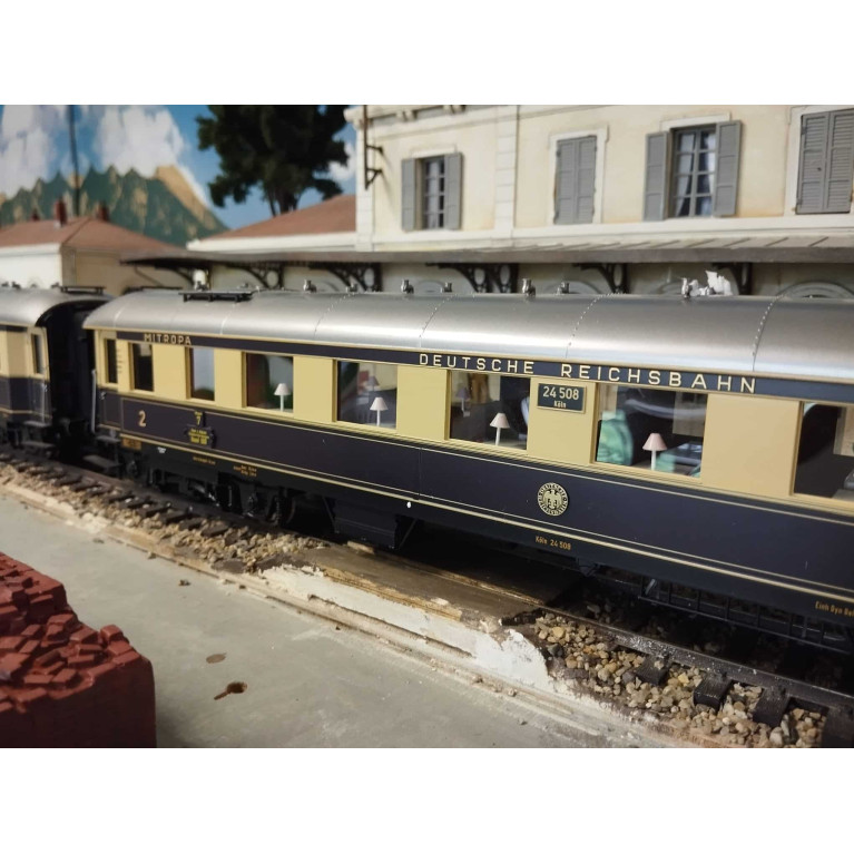 M.H.T. 20-60018 - Coffret 5 voitures Rheingold - DR - Ep III- echelle 0