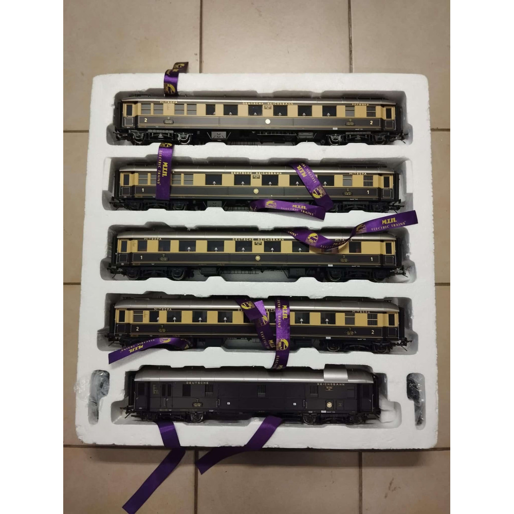 M.H.T. 20-60018 - Coffret 5 voitures Rheingold - DR - Ep III- echelle 0