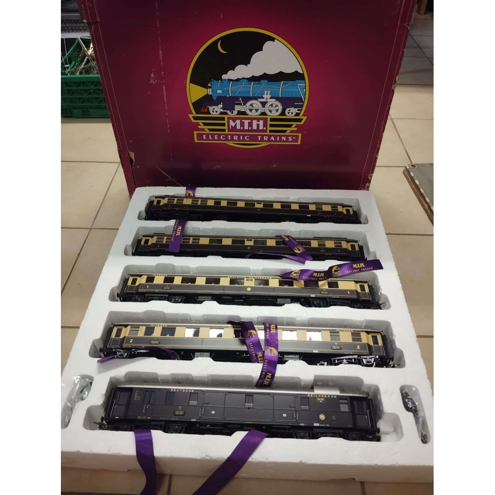 M.H.T. 20-60018 - Coffret 5 voitures Rheingold - DR - Ep III- echelle 0