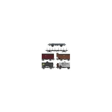 REE Modeles WB-771 Set REE COLLECTION de 6 wagons des Anciennes Compagnies, Ep. II, H0
